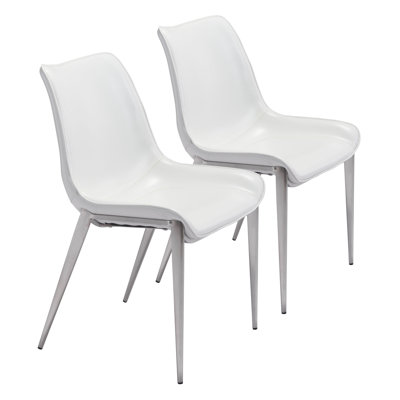 Chaise d'appoint en métal Magnus