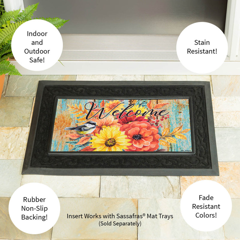 Fall Welcome Boots Sassafras Switch Mat