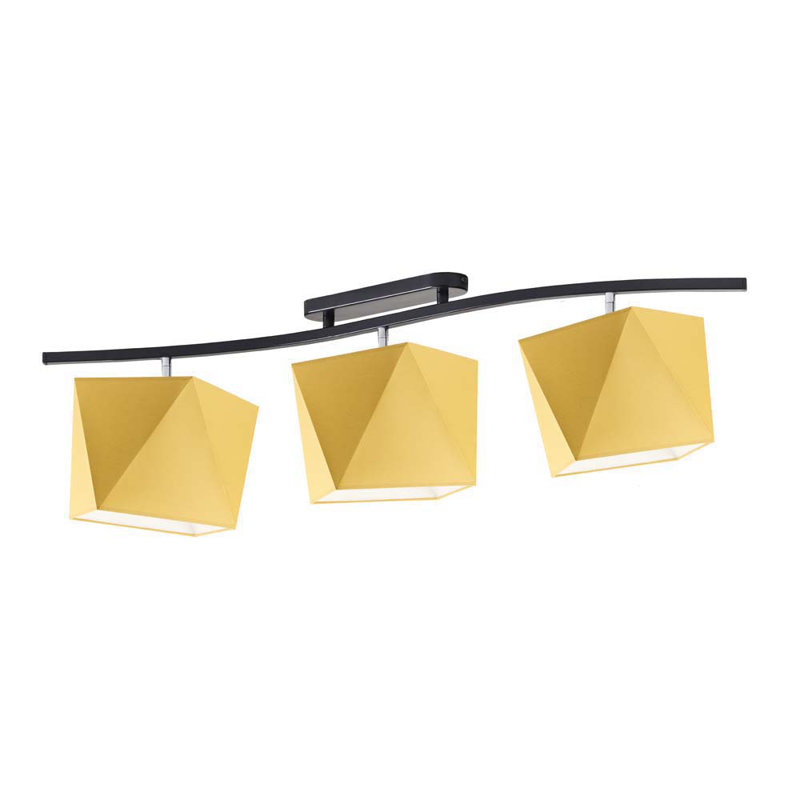 Dencil 97cm 3 -Light Track Kit, Yellow, Black