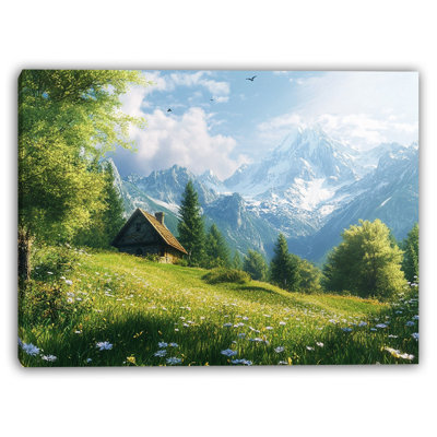 Art des montagnes dorées - montagne pastorale