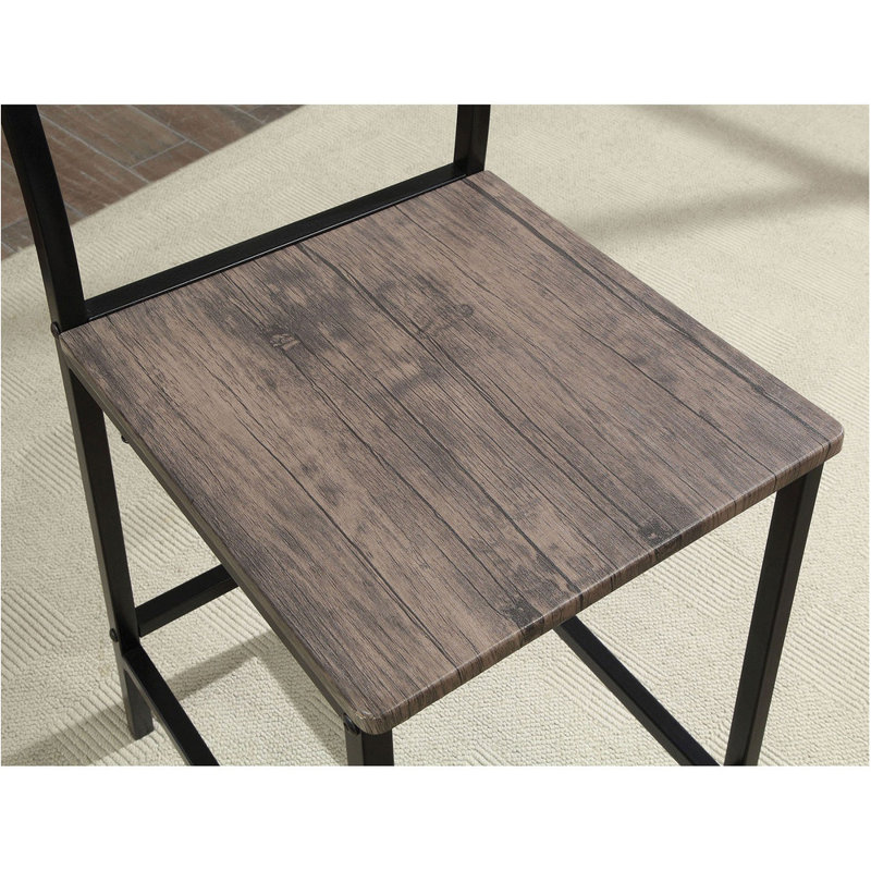 Ensemble repas pour quatre personnes, Noir