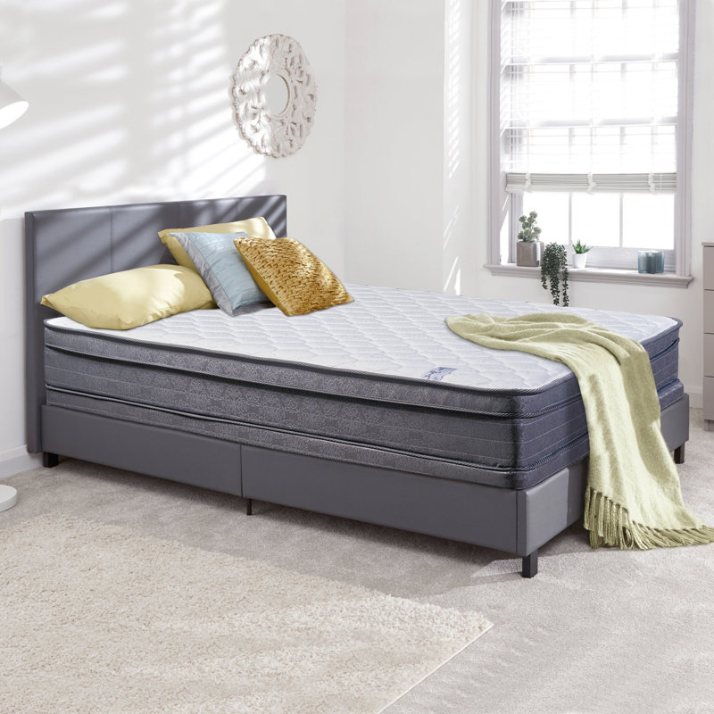 Alwyn Home Picacho 18'' Medium Hybrid Mattress and Box Spring, Twin