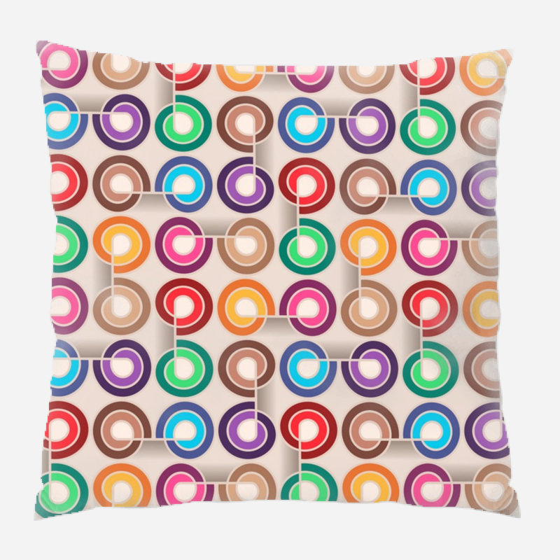 Reversible Throw Pillow, Indoor