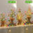 Spring Decorations, 2 Pack Spring Tree With Colourful Eggs, Battery Powered LED Tree Lights, Artificial Tabletop Centerpiece Lighted Tree For Holiday Party Spring Home Decor
