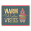 Plaque en aluminium «Warm Winter Wishes»-58196519