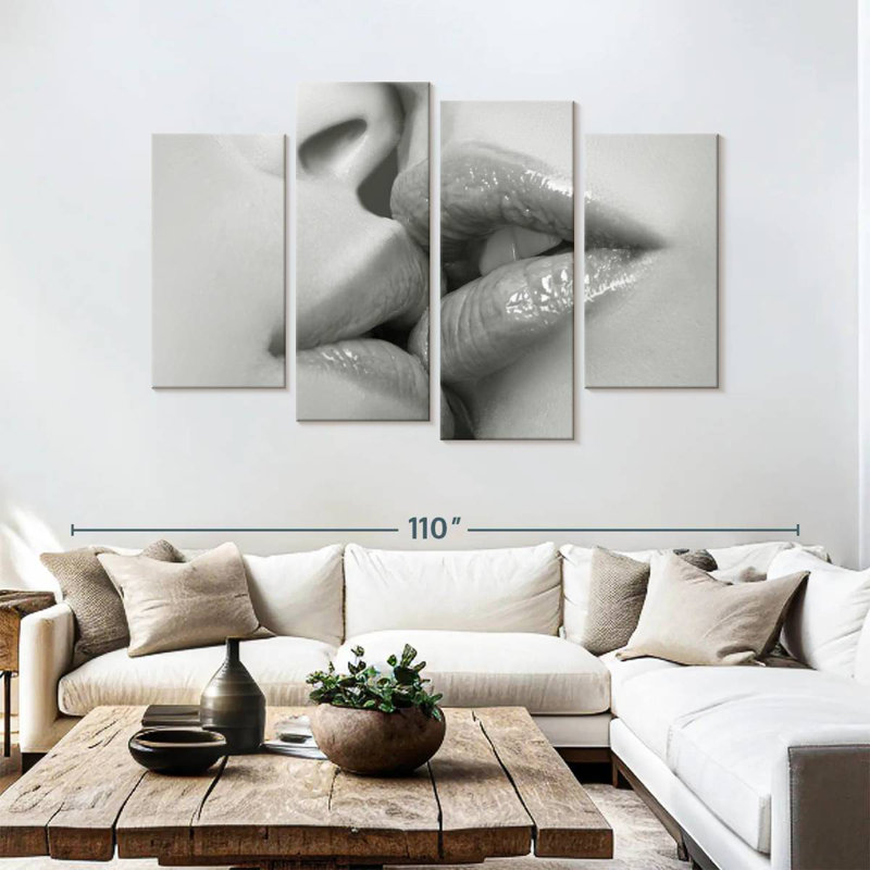 Hardie Kissing Lips, 54'' H x 84'' W