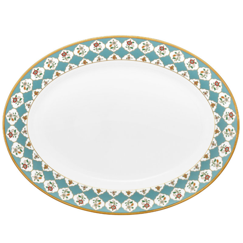 Noritake Lodi's Morning Oval Platter, 14"