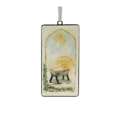 Nativity Manger Ornament