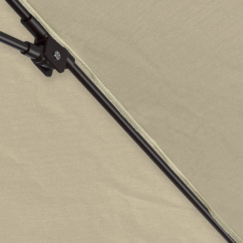 Parasol de marché 90 po Aneesaa, Beige antique, Bronze
