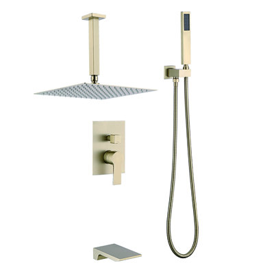 Système de douche avec ensembles de robinet de douche à pluie