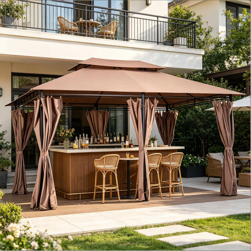 Pavillon de jardin spacieux, abri de jardin, pavillon de jardin