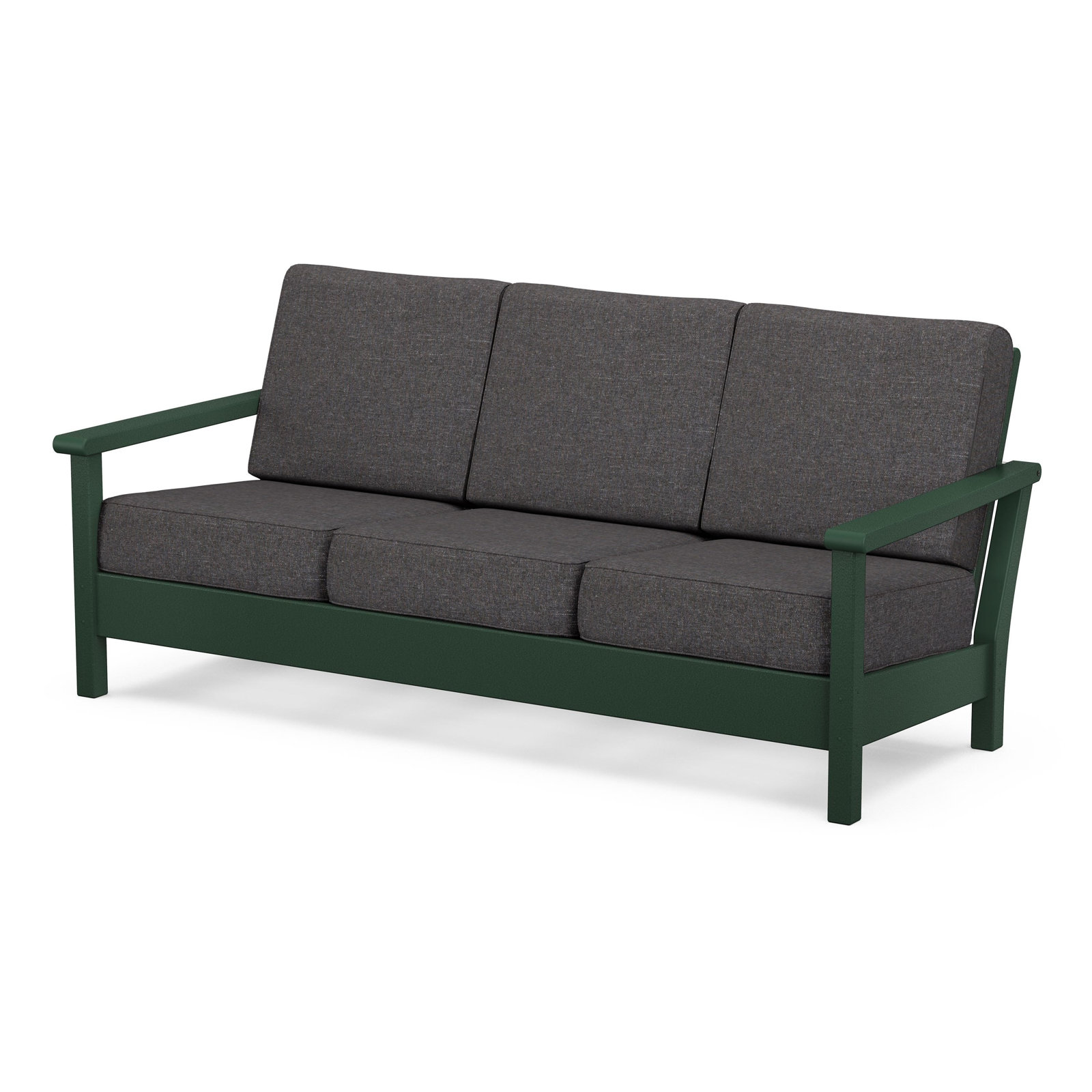 Harbour Deep Seating Sofa, Ash Charcoal, Green