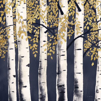 Fresh Forest Indigo II by James Wiens - Wrapped Canvas Painting