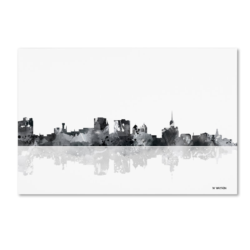 « buffalo new york horizon bg-1 », impression sur toile tendue, H 16 po x l 24 po x P 2 po