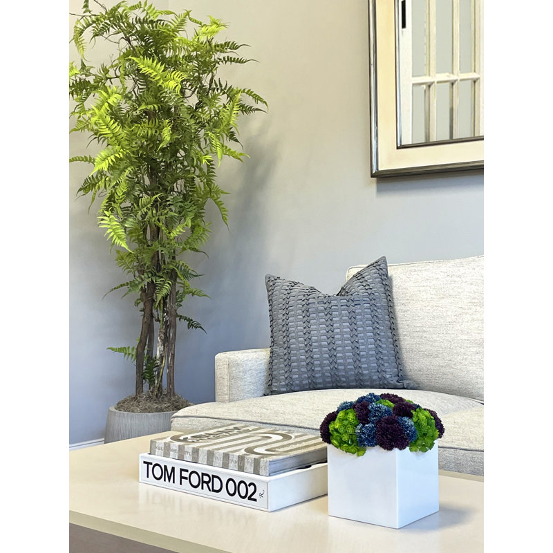 Polysilk Sedum arrangement en pot