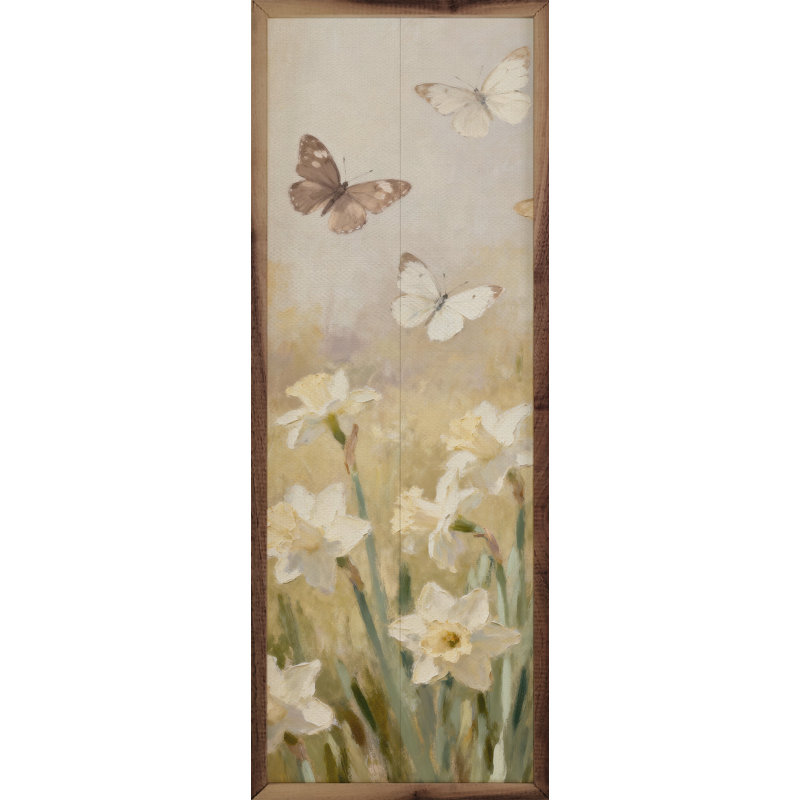 Butterflies Two, H 36 po x l 12 po