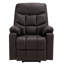 Fauteuil de massage inclinable chauffant en similicuir-1748360972