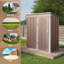 Remise de rangement verticale en métal l 5 pi x P 3 pi-97266161