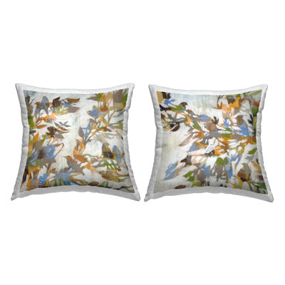 Floral Outdoor Throw Pillow