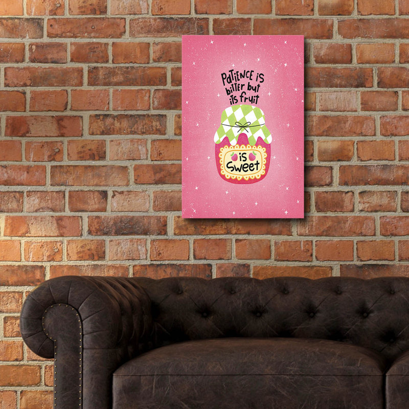  «Patience Jam» par Club Daydream, art mural en verre acrylique, 16 po x 24 po, H 24 po x l 16 po
