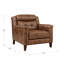 Fauteuil rétro en cuir pleine fleur