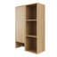 Armoire murale 24 po et tablettes de rangement combinées, porte à fermeture douce, convient aux petites salles de bain, bureaux et espaces de rangement-547404603