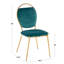 Chaises d'appoint rembourrées en velours Kayda-1392193948