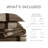 Boulder Striped Microsuede Plush Comforter Set in Farmhouse Style-102217715-102217720