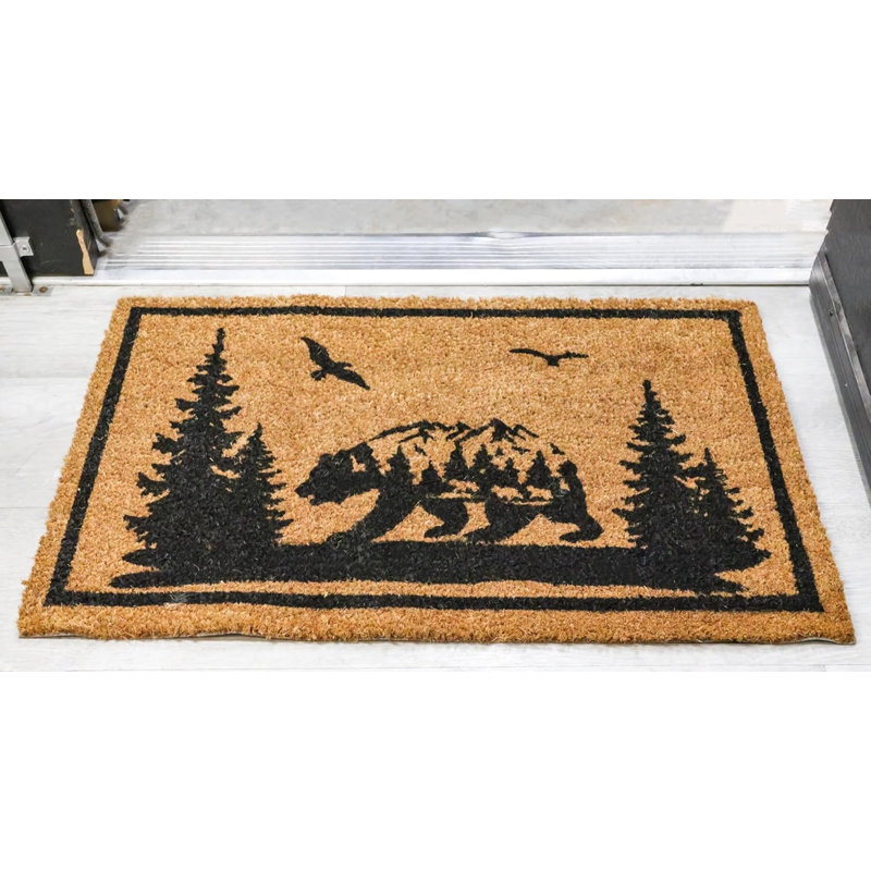 Paillasson rustique Western Black Bear