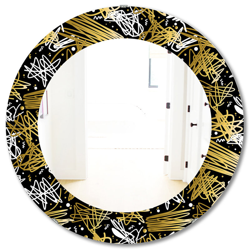 Miroir mural Obsidian Impressions 5, H 31,5 po x l po