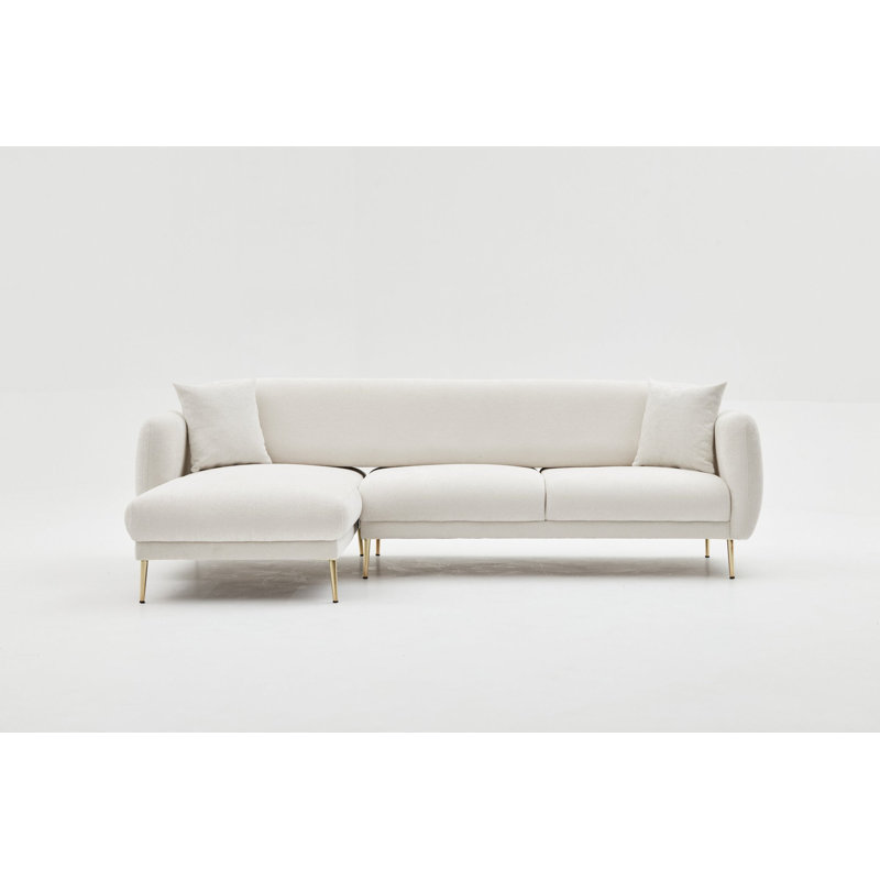 Darron 4 Seater Sleeper, Cream Gold