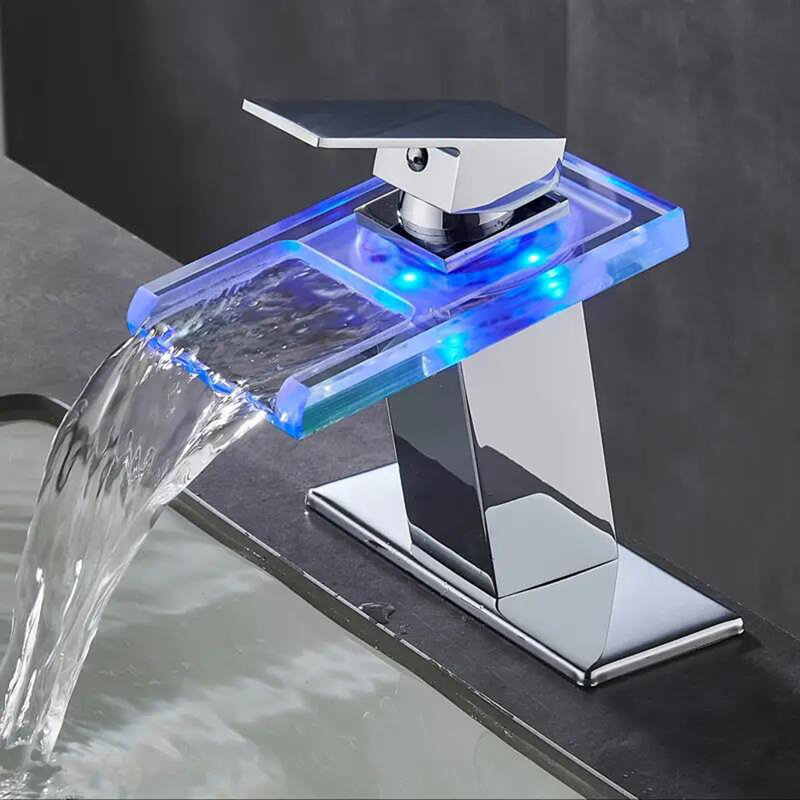 Single-handle Bathroom Faucet, Chrome