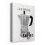 «Begins After Coffee», impression sur toile tendue-1053281460