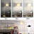 Dimmable Floor Lamp With Modern Linen Shade For Living Room Bedroom Office, Adjustable Height & Rotating Head, Foot-Step Switch, 9W LED Bulb Included