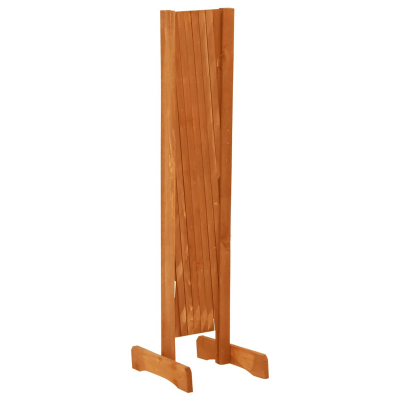 Broumov Wood Fence Panels, Orange, 90cm H x 120cm W