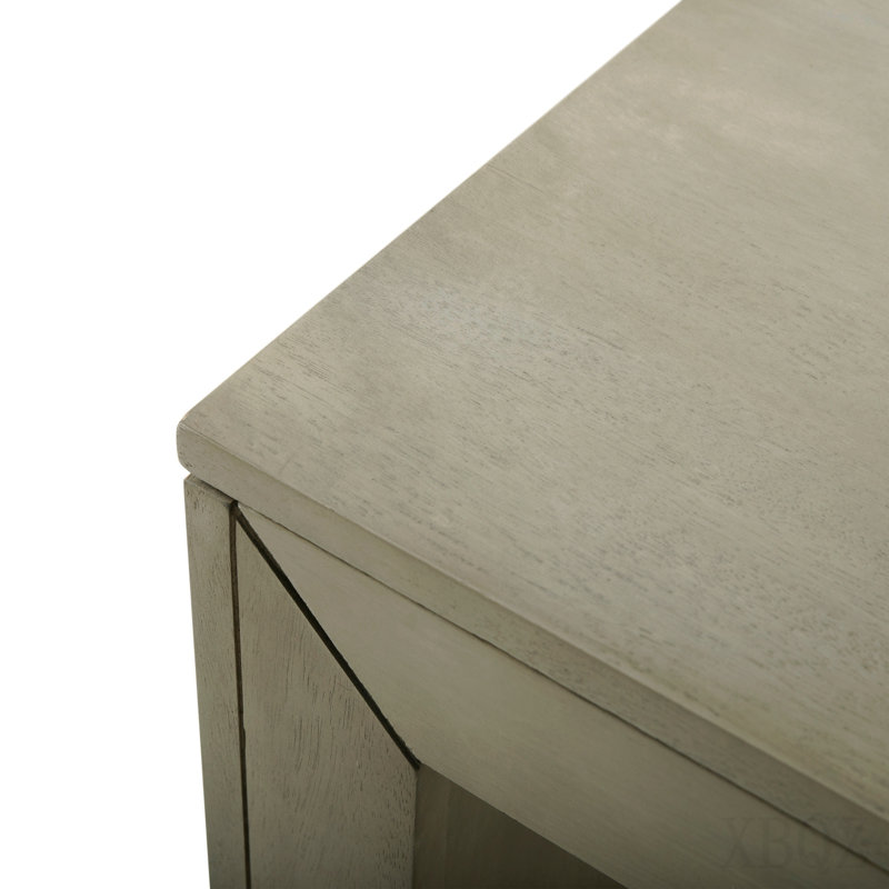 Banc de salle à manger en bois d'acacia, chêne gris clair