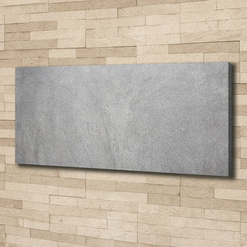 Gray Wall - No Frame Print on Canvas