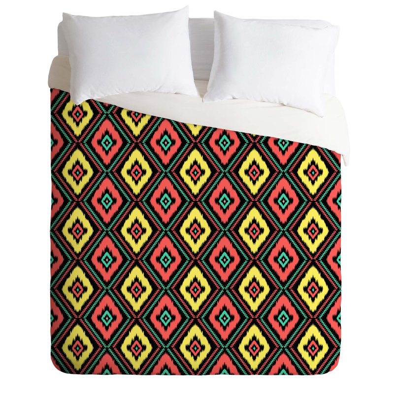 Ensemble de housse de couette Jacqueline Maldonado, Housse de couette pour grand lit et 2 taies décor