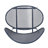 Andrighetti Outdoor Metal Mesh Shell Chairs-615870364