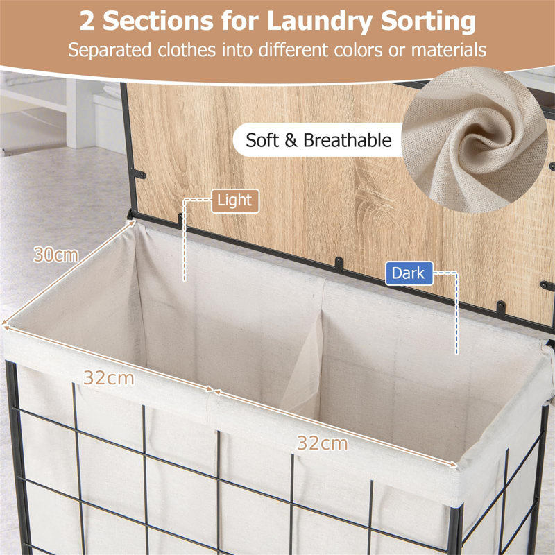 Metal Laundry Room Organiser