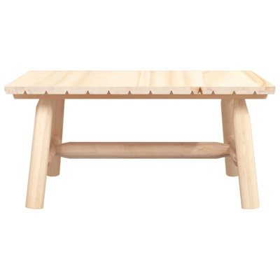 Sandia Rectangular Spruce Outdoor Coffee Table , 35.4'' in. W 19.7'' in. D