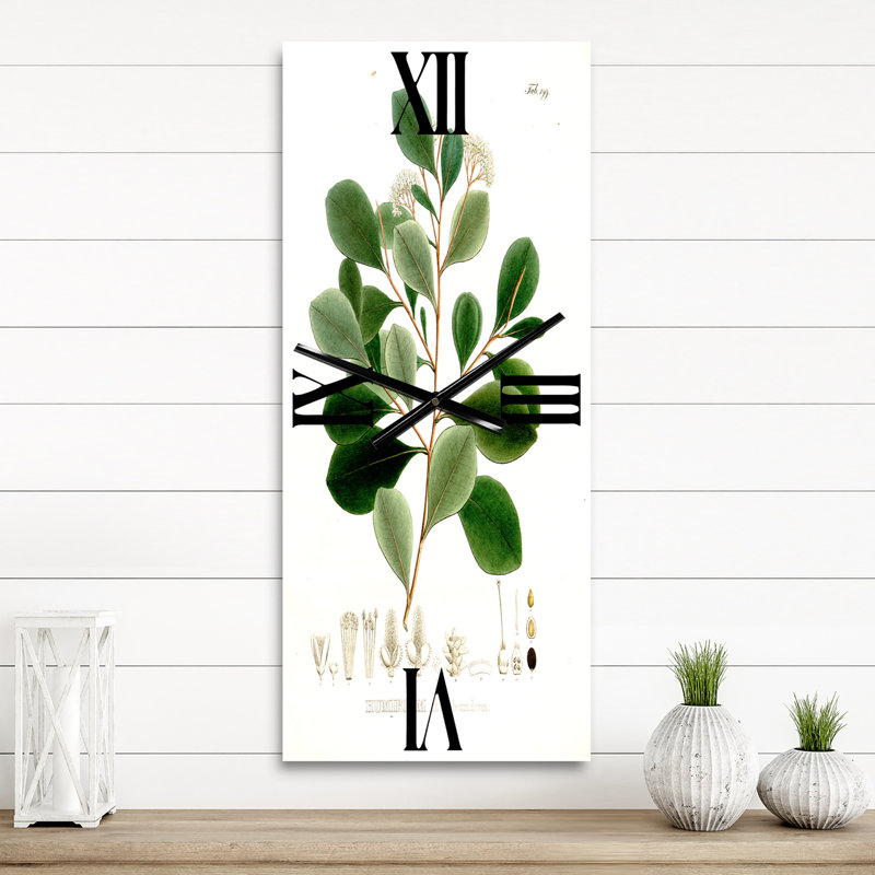 Horloge murale Botanicals IV, Grand