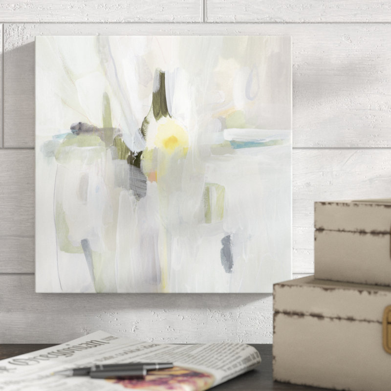 «Sun Drops II» par Victoria Borges - reproduction d'art sur toile, H 12 po x l 12 po