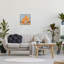 Automne, arbres, feuilles orange brillantes, ciel bleu doux-66842476-66842480