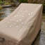 Ensemble de 2 housses de protection pour chaise longue d'extérieur 600D Oxford, 80 L x l 28 po x H 30 po