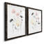 Blush & Black Wildflowers I encadré mat - prêt à accrocher-1744735807-1744735805