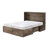 Farmhouse Queen Murphy Bed With Charging Station & Fold Mattress Included, Rustic Gray-882833505-882833506