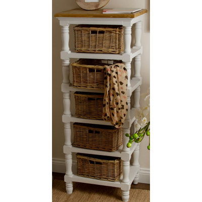 Toscana Solid Wood Iron 45 cm W Chest of Drawers