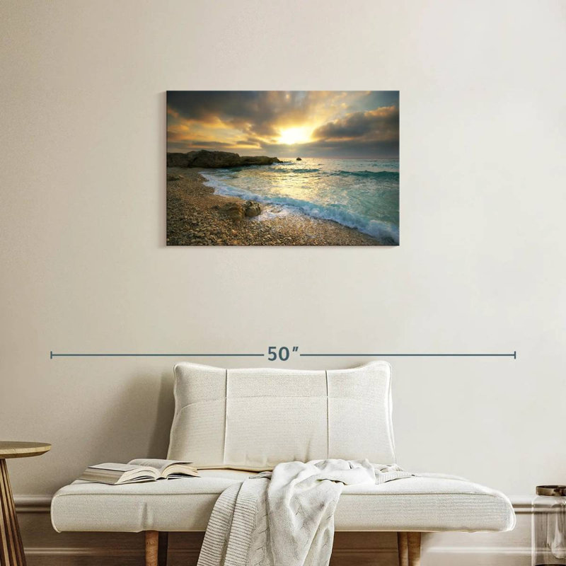Gillard, coucher de soleil hypnotisant, H 20 po x l 30 po