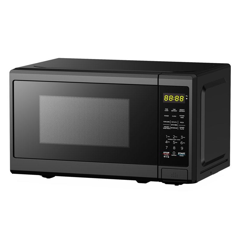 Black+Decker 700 Watt 0.7 Cubic Feet Countertop Microwave Oven, Matte Black
